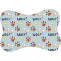 Tapete para Comedouro Pet Antiderrapante Formato Ossinho 29cm x 43cm