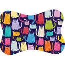 Tapete para Comedouro Pet Antiderrapante Formato Ossinho 29cm x 43cm