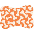 Tapete para Comedouro Pet Antiderrapante Formato Ossinho 29cm x 43cm