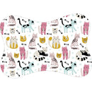 Tapete para Comedouro Pet Antiderrapante Formato Ossinho 29cm x 43cm