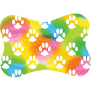 Tapete para Comedouro Pet Antiderrapante Formato Ossinho 29cm x 43cm