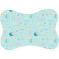 Tapete para Comedouro Pet Antiderrapante Formato Ossinho 29cm x 43cm