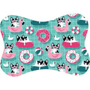 Tapete para Comedouro Pet Antiderrapante Formato Ossinho 29cm x 43cm