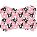 Tapete para Comedouro Pet Antiderrapante Formato Ossinho 29cm x 43cm