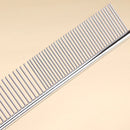 Pente Aço Inox 61 Dentes para Escovar Pelos de Cães e Gatos