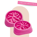 Comedouro lento educador rosa