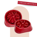 Comedouro lento educador vermelho