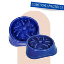 Comedouro lento educador azul