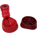Kit comedouro com bebedouro dosador vermelho