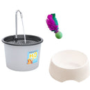 Kit Branco Tampa Preta