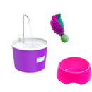 Kit Roxo com Tampa Branca