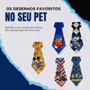 Kit 15 Gravatinhas Estampadas para Cães e Gatos