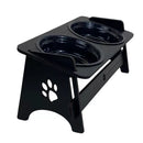 Comedouro Bebedouro Elevado com Tampas para Cães e Gatos