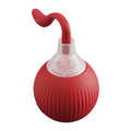 Bola Giratória Elétrica Anti-Ansiedade para Cães e Gatos - vermelho cauda curta