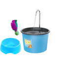 Kit Azul com Tampa Preta