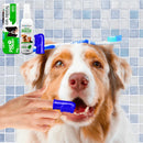 Kit Higiene Dental Pet com Gel Dental, Spray Bucal e Escova Dedeira