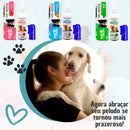 Kit Higiene Dental Pet com Gel Dental, Spray Bucal e Escova Dedeira