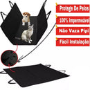 Capa Protetora de Banco para Transporte de Pets em Couro Impermeável