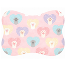 Tapete para Comedouro Pet Antiderrapante Formato Ossinho 29cm x 43cm