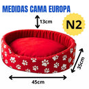 Kit Cama Pet com Comedouro, Bebedouro e Peitoral para Cães Pequenos