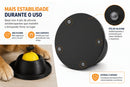 Brinquedo Interativo para Cães Bola Giratória Anti Ansiedade Dispenser Petisco Lambedor Comedouro Lento Pet