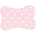 Tapete para Comedouro Pet Antiderrapante Formato Ossinho 29cm x 43cm