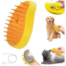 Escova a Vapor 3 em 1 Pet Removedor de Pelos para Cães e Gatos