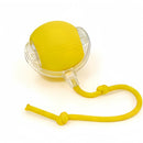 Bola Giratória Elétrica Anti-Ansiedade para Cães e Gatos - amarelo
